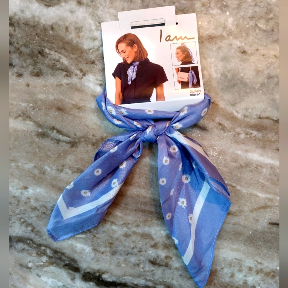 Neck scarf purse scarf
